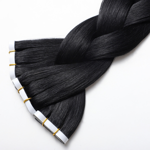 Luxe Kwaliteit Pu Geïnjecteerde Huid Inslag Tape Ins Lange Hair Extensions 100% Braziliaanse Menselijk Haar Ruwe Cuticula Uitgelijnd Maagdelijke Machine - Product Image 2