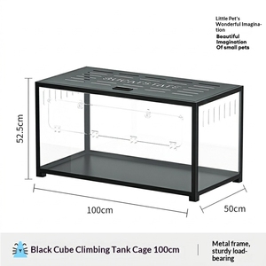 Classic Extra Large Villa Metal Transparent Anti Bite Customizable OEM Breeding Box Hamster Cage - Product Image 4