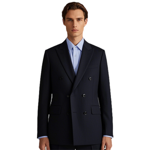 Giacche realizzate su misura moderne abiti da uomo neri solidi e Blazer abito abito italiano di fascia alta - Product Image 5
