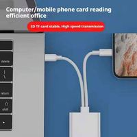 Micro adaptador OTG multifunción universal 2 en 1 USB tipo C a USB 3,0 TF SD lector de tarjetas de disco Flash para teléfono Android portátil