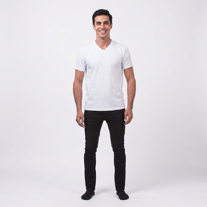 T-shirts Homme Col Rond FINER THREADS – Coupe Droite Décontractée, Qualité Supérieure, Couleur Unie, Tendance, Manches Courtes – Vente en Gros - Product Image 1