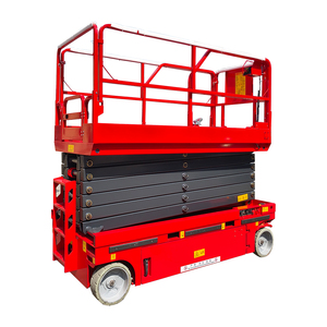 Elevador de hombre de 4m, 6m, 8m, 10m, 12m, 14m, plataforma de trabajo aéreo, elevadores de tijera autopropulsados pequeños hidráulicos eléctricos a la venta - Product Image 3