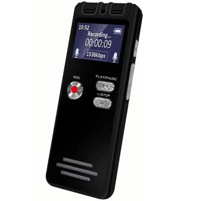Professional HD Conference Voice Recorder MP3 AI Encrypted Digital Noise Reduction WAV Audio Format USB Metal Love Star SK6