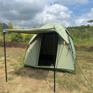 <span class=keywords><strong>Tenda</strong></span> <span class=keywords><strong>da</strong></span> <span class=keywords><strong>Campeggio</strong></span> a Cupola in Tessuto Oxford 2.1x2.1M 2.5x2.5M 3x3M con <span class=keywords><strong>Veranda</strong></span> <span class=keywords><strong>per</strong></span> Esterni - Product Image 1