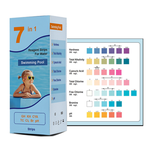 Bandelettes <span class=keywords><strong>de</strong></span> test <span class=keywords><strong>de</strong></span> piscine 7 en 1, 100 unités, kit professionnel <span class=keywords><strong>de</strong></span> test <span class=keywords><strong>de</strong></span> <span class=keywords><strong>la</strong></span> qualité <span class=keywords><strong>de</strong></span> <span class=keywords><strong>l</strong></span>'<span class=keywords><strong>eau</strong></span> <span class=keywords><strong>pour</strong></span> le chlore, <span class=keywords><strong>l</strong></span>'alcalinité, <span class=keywords><strong>la</strong></span> <span class=keywords><strong>dureté</strong></span>, <span class=keywords><strong>l</strong></span>'acide cyanurique, le brome - Product Image 6