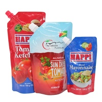 Sachets de jus de légumes fermentés sur mesure, purée de fruits, confiture, sachet à presser, sauce soja chili, pâte de tomate, recharge, poche à bec verseur