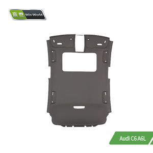 Win World, fabricant professionnel, fournisseur en gros, revêtement <span class=keywords><strong>de</strong></span> <span class=keywords><strong>toit</strong></span> <span class=keywords><strong>de</strong></span> <span class=keywords><strong>voiture</strong></span>, doublure <span class=keywords><strong>de</strong></span> <span class=keywords><strong>toit</strong></span> <span class=keywords><strong>de</strong></span> <span class=keywords><strong>voiture</strong></span> pour Audi C6 A6L, gris foncé/beige foncé - Product Image 3