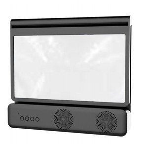 Lente d'ingrandimento dello schermo del telefono <span class=keywords><strong>cellulare</strong></span> 3D HD da 12 pollici in stile dente blu 3X di colore nero - Product Image 2