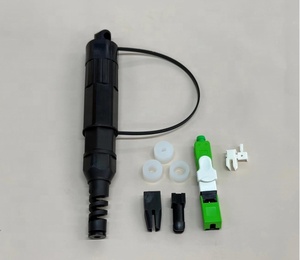 Conector Rápido SC Instalable en Campo Impermeable para Exteriores Conector <span class=keywords><strong>de</strong></span> <span class=keywords><strong>Fibra</strong></span> Óptica SC para <span class=keywords><strong>Cable</strong></span> <span class=keywords><strong>de</strong></span> Acometida FTTH - Product Image 1