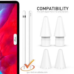 <span class=keywords><strong>Punta</strong></span> de silicona al por mayor para <span class=keywords><strong>Apple</strong></span> <span class=keywords><strong>Pencil</strong></span> 1ª 2ª generación, <span class=keywords><strong>Punta</strong></span> Blanca de <span class=keywords><strong>repuesto</strong></span> Active Stylus Pen Nib - Product Image 4