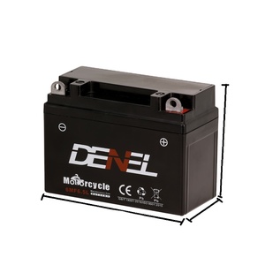 Batería de Plomo-Ácido para Motocicleta 6MF6.5L 12V6.5AH, Libre de Mantenimiento, Batería AGM, Repuesto para <span class=keywords><strong>Moto</strong></span> Bera 150 CC - Product Image 4