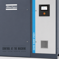 Pompe à vide GHS 5400 GHS 900 avec panneau de commande frontal, grille de refroidissement à rayures, modèle Atlas Copco