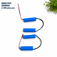 Batterie Li-Ion 7.4V 3500mAh 18650, pack de batteries 2S1P, module de batterie câblé pour applications électroniques portables
