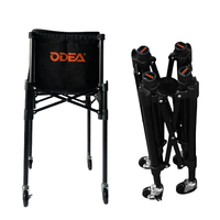 ODEA Panier de rangement pour tennis Transport et pliage faciles Chariot mobile pour balles de tennis Panier pour balles de tennis Chariot pour balles de tennis