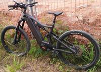 Vélo de montagne électrique DENGFU E55 à suspension intégrale en carbone, moteur central Bafang M620 G510 1000W, vélo électrique tout-terrain