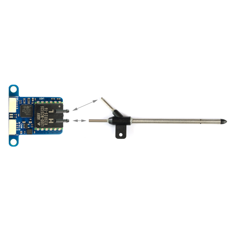 MATEKSYS ASPD-AUAV Digital Airspeed Sensor, MS4525DO, I2C & CAN Output ...