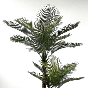 Palmier artificiel Pygmy Date de 210 cm, résistant aux UV et à l'eau, en plastique et fil métallique, pour intérieur/extérieur, palmier <span class=keywords><strong>tropical</strong></span> personnalisable pour jardin - Product Image 4