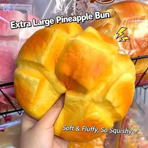 Jouet Squishy Géant Croissant QY en PU Souple, Anti-Stress, Coussin en Forme de Pain, Couleur Personnalisable, Cadeau - Product Image 5
