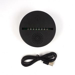 RGB 7color 3 Mode Rechargeable ABS Acrylic Black 3D <b>LED</b> Lamp <b>Night</b> <b>Light</b> Touch Base with BT Speaker - Product Image 2
