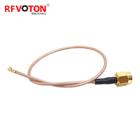 Câble de communication Pigtail Jump, connecteur mâle vers connecteurs U.FL, 15 cm, RG178, pour routeur Wifi, GPS