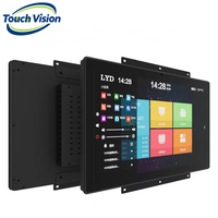 Panel PC Industrial de 8-32 Pulgadas, Marco Abierto, Pantalla Táctil Capacitiva, Android Linux, 4GB/8GB RAM, para Sistemas Integrados