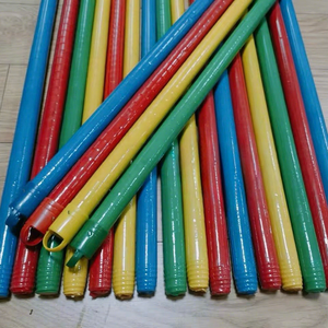 Balai à poils festonnés en bois enduit de PVC, modèle BR02, en bois d'Asie du Vietnam, avec pelle à poussière colorée, pour usage domestique, nettoyage facile, haute performance - Product Image 4