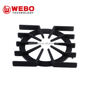 Anneau de support de Wok en <span class=keywords><strong>fonte</strong></span> Support de cuisinière <span class=keywords><strong>Grille</strong></span> d'araignée Remplace la cuisinière à gaz Cheminée Grand gril <span class=keywords><strong>Grille</strong></span> de casserole résistante à la chaleur - Product Image 2