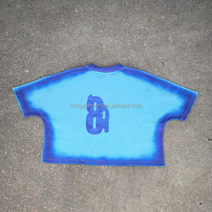 Camiseta 2026 Nueva con Lavado Ácido al por Mayor, Camiseta Vintage de Gran Gramaje con Impresión DTG para Hombre - Product Image 2