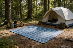 Tapis de pique-nique pour patio et camping, facile à nettoyer, en plastique PP, tapis de sol extérieur - Product Image 5