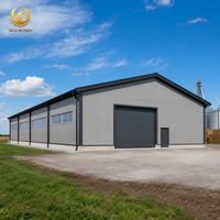 Hangar agricole préfabriqué en acier pour le stockage de machines, bâtiment agricole, garage, conception personnalisée