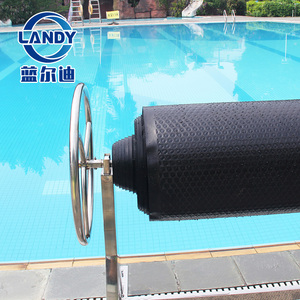 Enrouleur de couverture de piscine Landy en acier inoxydable résistant à la corrosion, durable, pour piscines hors sol - Product Image 5