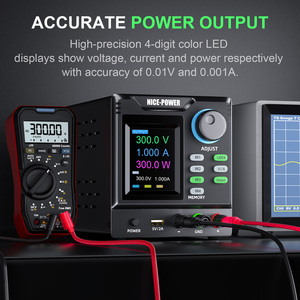 NICE-<span class=keywords><strong>POWER</strong></span>-Adaptador de batería LiFePO4, fuente de alimentación CC de laboratorio de 48V <span class=keywords><strong>72V</strong></span>, 300V, 1A, 4 grupos, función de memoria, galvanoplastia - Product Image 6