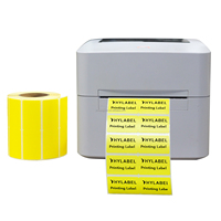 Couleur personnalisée 80mm x 24mm autocollant thermique direct 2 rangées d'étiquettes en papier adhésif de codes à barres imprimées étiquettes d'emballage d'imprimante thermique