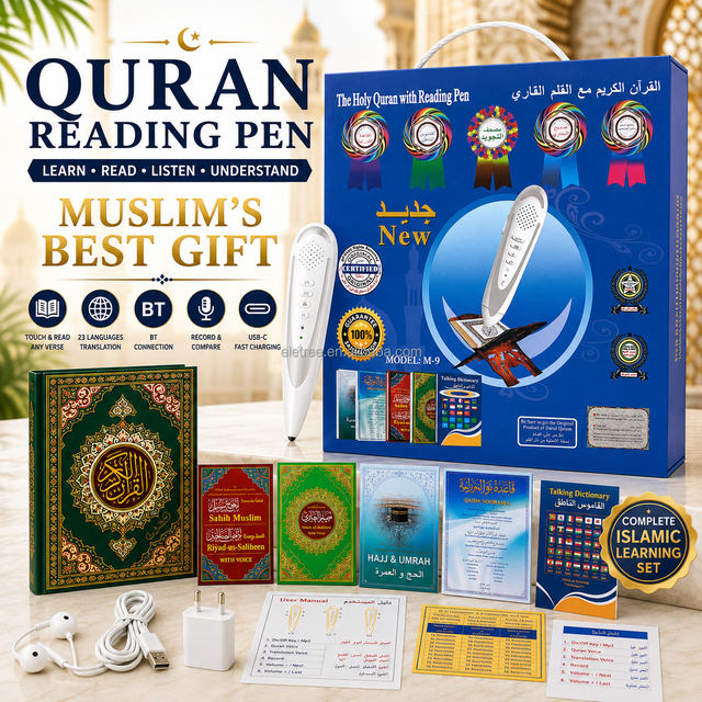 Muslim NEW M-9 4GB 8GB 16GB 32GB Digital Pen-quran Quran Pen Malay to English Translation Holy Quran Reading Pen for Adults