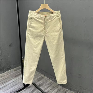 Salopette Vintage in Cotone da Uomo Autunno Inverno, <span class=keywords><strong>Pantaloni</strong></span> Dritti Leggeri Casual Larghi per Esterni, Taglie Grandi, Stile Business - Product Image 4
