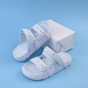 Hy-2505sk รองเท้าแตะฤดูร้อนของผู้หญิง พื้นนุ่ม น้ำหนักเบา รองเท้าชายหาดกันลื่น สีลูกกวาด ลายการ์ตูน รองเท้าน้ำ - Product Image 5