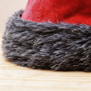 Chapeaux de Noël en polyester rouges pour adultes, ajustables, écologiques, à prix de gros abordable, pour décorations de fête - Product Image 4