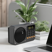 Lecteur MP3 Gurbani portable avec batterie 1200 mAh, recharge USB-C, haut-parleur Coran/Bible, nouveau modèle, petite radio d'urgence pour l'extérieur