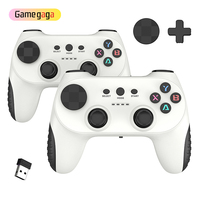 Manette de jeu sans fil USB 2.4Ghz Yo CM-039D avec 2 joysticks pour PC, ordinateur portable, Smart TV et console de jeu