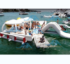 Nền tảng giải trí nước bơm hơi | nền tảng nổi bơm hơi PVC | nền tảng nước thiết kế miễn phí đảo bên bơm hơi - Product Image 4