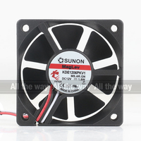 Kipas Pendingin Sunon 24V 48V DC 12V 1.8W AC EC 6020 60X60X20MM 6CM Levitasi Magnetik Pemurni Ion Negatif Senyap KDE1206PKV1(AR)