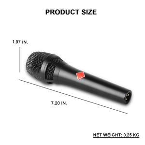 德普生V300手持式有线人声电容48v麦克风游戏麦克风，带音频接口 - Product Image 3