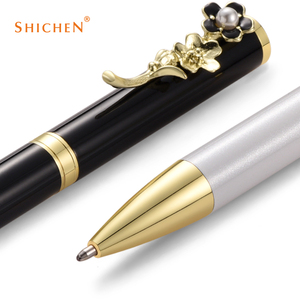 Personalizzato Pubblicità penna a sfera con il diario di cuoio notebook set di lusso del fiore <span class=keywords><strong>Penne</strong></span> a sfera in metallo contenitore di <span class=keywords><strong>regalo</strong></span> come <span class=keywords><strong>regalo</strong></span> di nozze - Product Image 3