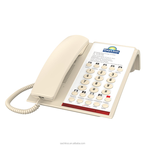 Teléfono <span class=keywords><strong>Fijo</strong></span> Inteligente Sachikoo SN-0009 <span class=keywords><strong>de</strong></span> Línea Única <span class=keywords><strong>para</strong></span> Hotel, con Cable, <span class=keywords><strong>de</strong></span> ABS, con Correo <span class=keywords><strong>de</strong></span> <span class=keywords><strong>Voz</strong></span>, Diseño Compacto - Product Image 2