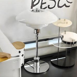 Lámpara de mesa de diseño danés con forma de OVNI, base de bombilla E27, interruptor de botón para dormitorio, sala de estar, estudio, decoración de lujo - Product Image 4