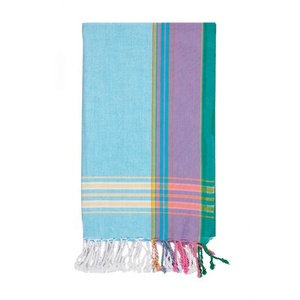 ผ้าขนหนูชายหาด Rudra Apparel Kikoy - ผ้าฝ้าย 100% เป็นมิตรกับสิ่งแวดล้อม แห้งเร็ว แบบอัดแน่น - Product Image 1