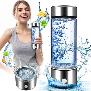 2024 3Min Snelle Elektrolyse 1000 Ppb Dagelijkse Drinkwaterstof Rijke Generator Waterfles Voor Voor Reisoefening Gezondheidsgeschenk