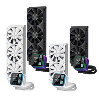 Gamer-X CUP Enfriador de agua ARGB PWM 120mm RGB Iluminación Líquido AIO Enfriador CPU Refrigeración líquida PC Cojinete de cerámica 320W
