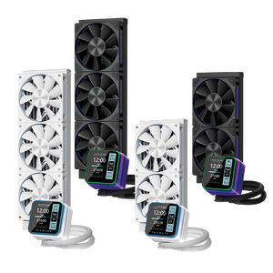 <span class=keywords><strong>Gamer</strong></span>-X CUP Refroidisseur d'eau ARGB PWM 120mm RGB Lighting Liquid AIO Cooler CPU Liquid Cooling <span class=keywords><strong>PC</strong></span> Ceramic Bearing 320W - Product Image 1