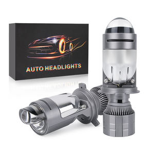 Projecteur bi-LED A82 Mini à double faisceau, lentille laser, ampoule de phare LED H4, 6000K blanc, étanche, 8000 lumens, 60W, universel pour voiture - Product Image 1